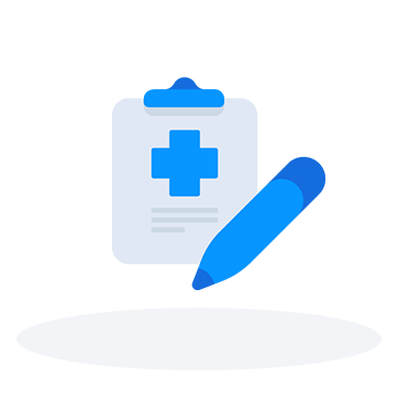 Medical paper icon