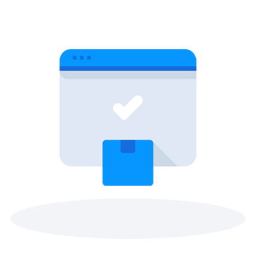 Verification Services Website with a check mark icon